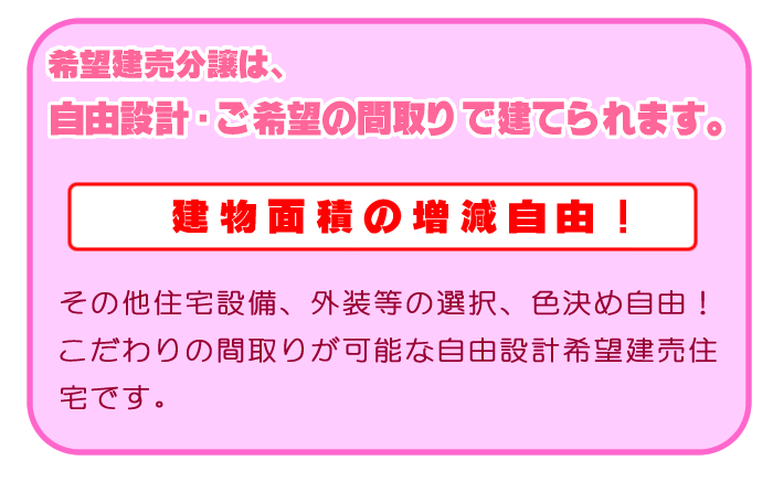 希望建売分譲